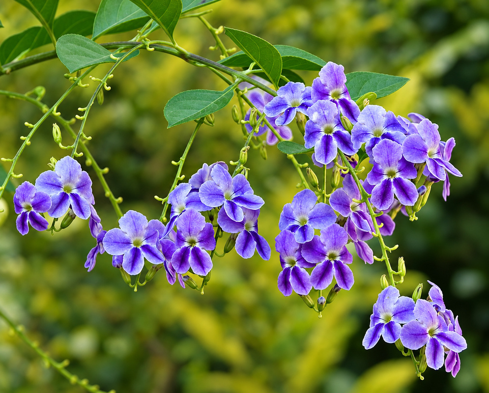 duranta erecta gallery photo A duranta erecta scene with distinct flowers and foliage