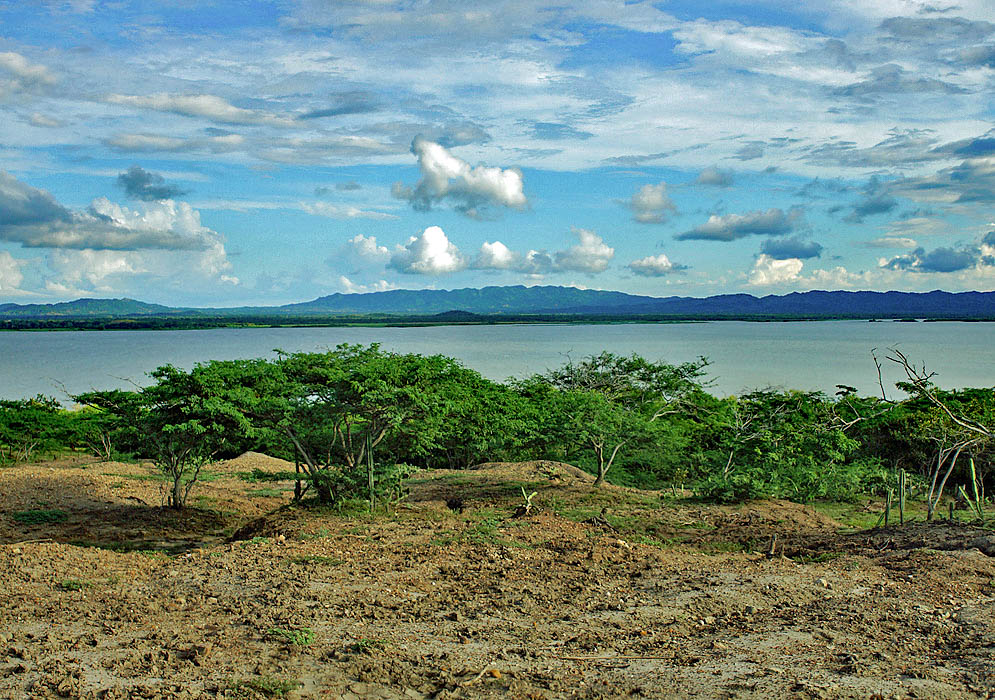 View of the lagoon near the Totumo mud volcano