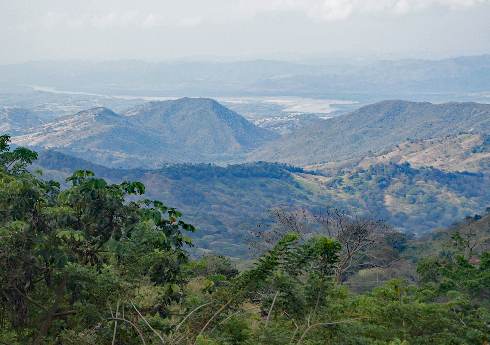 Magdalena River Valley, Colombia looking southwest from the Andes central mountain range