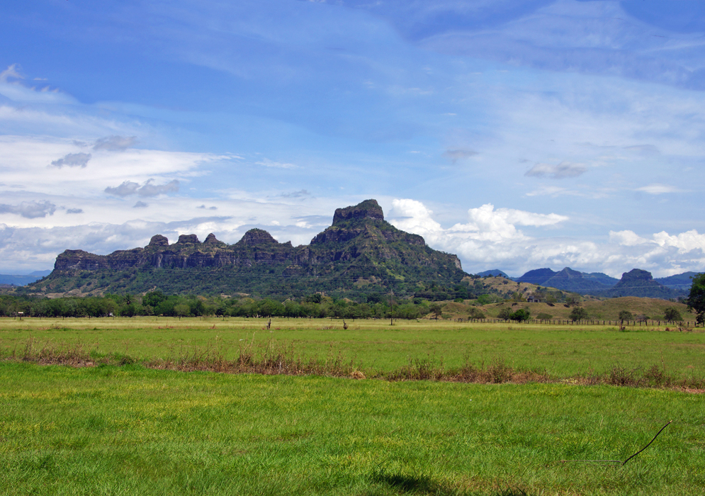 Landscape of Mariquita's mountains