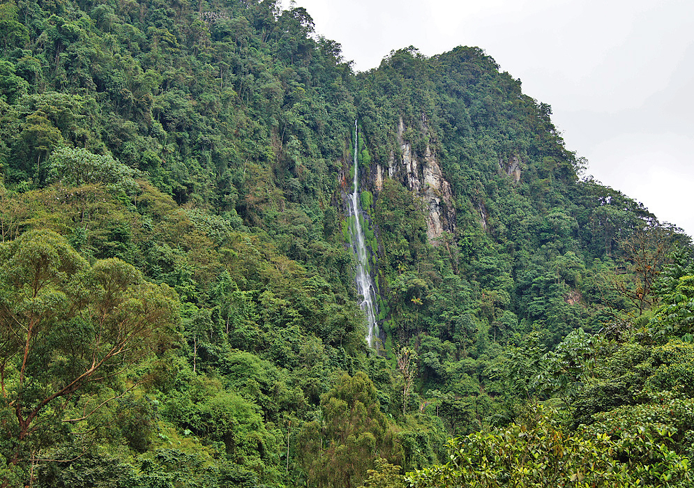 A waterfall near Santa Rosa, Colombia