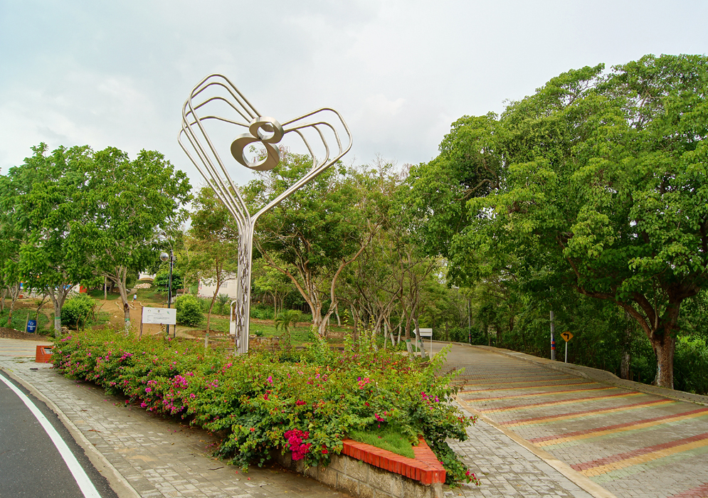 The primary entrance to Usiacurí, Colombia