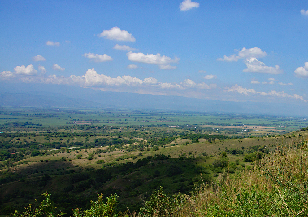 View of the valley of Buga 