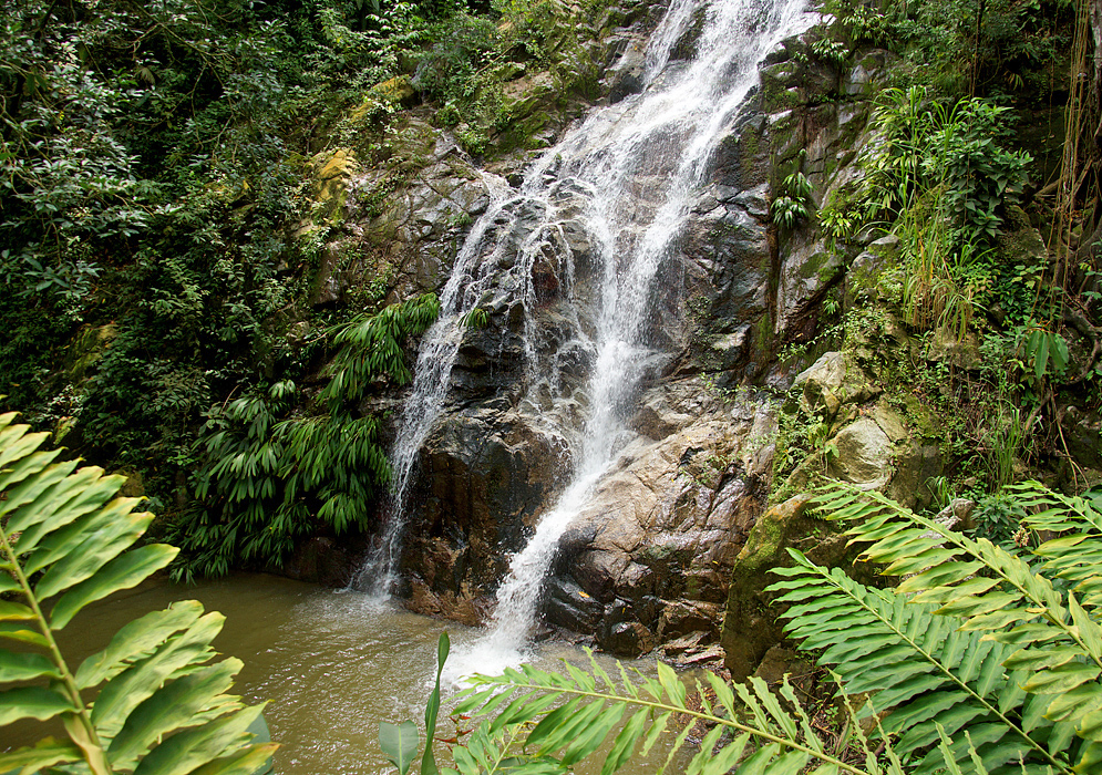 Marinka waterfall during wet season